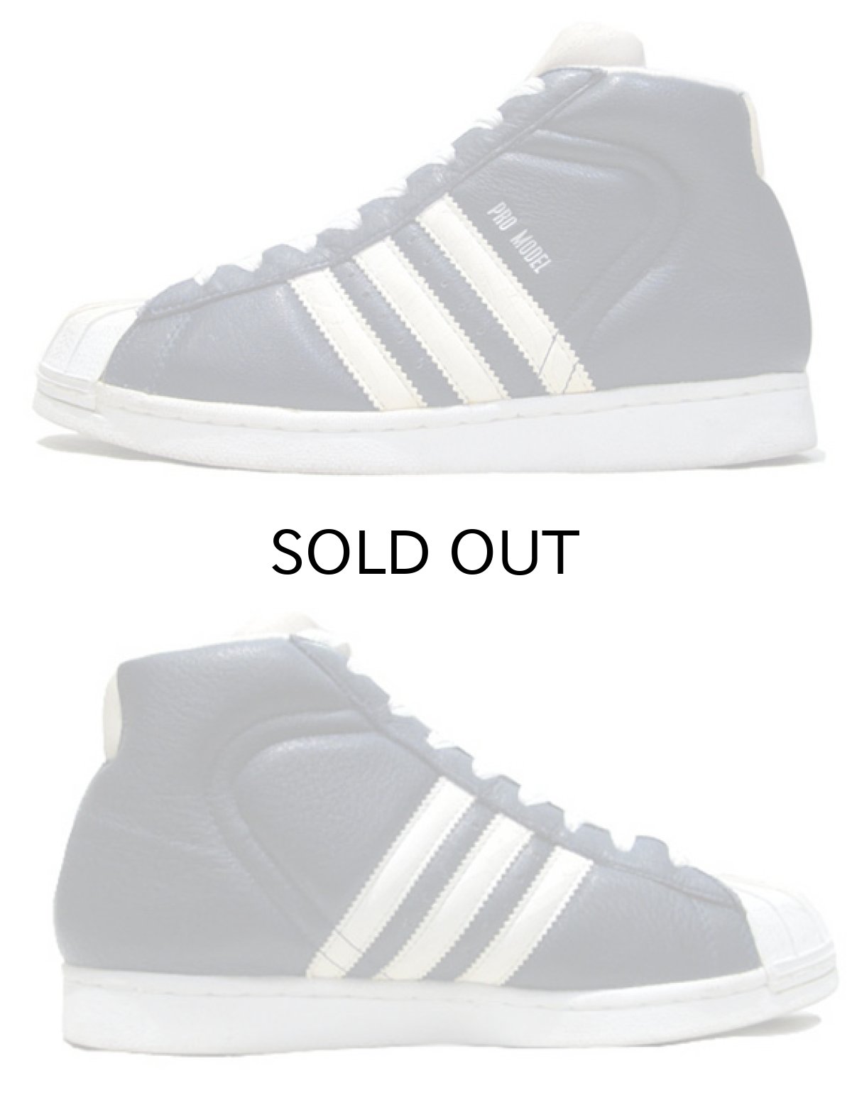 画像3: 90's adidas "PRO-MODEL" Hi-Cut Sneaker　Navy / White　size 10 (28 cm)　 (3)