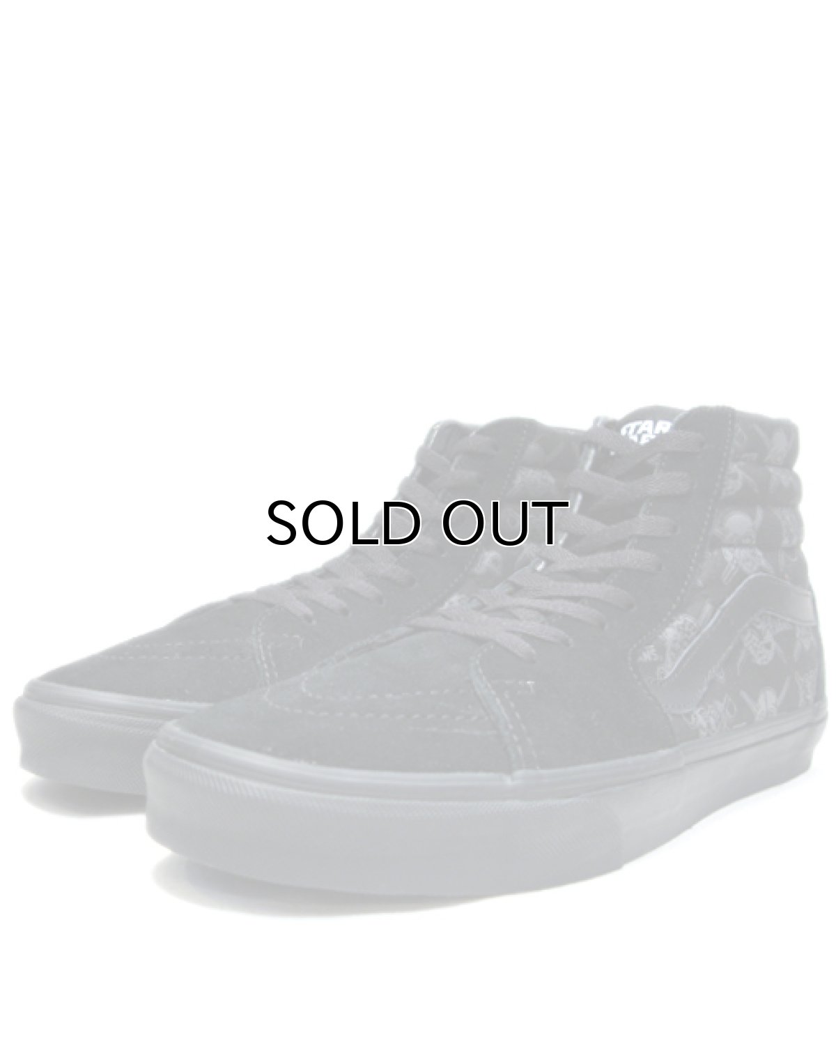 画像1: NEW "VANS x STAR WARS" SK8-Hi Suede Sneaker　BLACK　size 10 (1)