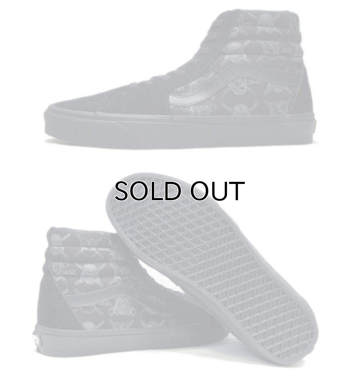 画像2: NEW "VANS x STAR WARS" SK8-Hi Suede Sneaker BLACK size 10 (2)