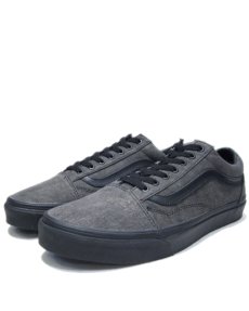 画像1: NEW "VANS"  OLD SCHOOL Black Denim Sneaker　Grey / Black　size 12 (1)