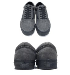 画像3: NEW "VANS"  OLD SCHOOL Black Denim Sneaker　Grey / Black　size 12 (3)