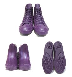 画像2: NEW Converse "ALL STAR" Hi-Cut Rubber Sneaker　PURPLE　size 8 (26.5 cm) (2)