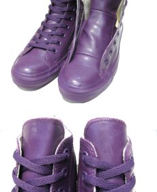 画像5: NEW Converse "ALL STAR" Hi-Cut Rubber Sneaker　PURPLE　size 8 (26.5 cm) (5)