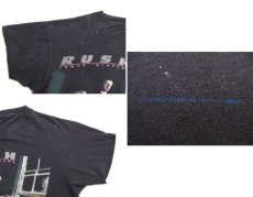 画像4: 1980's "RUSH" Power Windows Tour T-Shirts　Faded Black　size S (表記 不明) (4)