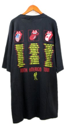 画像2: 1990's "The ROLLING STONES" North American Tour T-Shirts　Dead Stock　Black　size XXL (2)