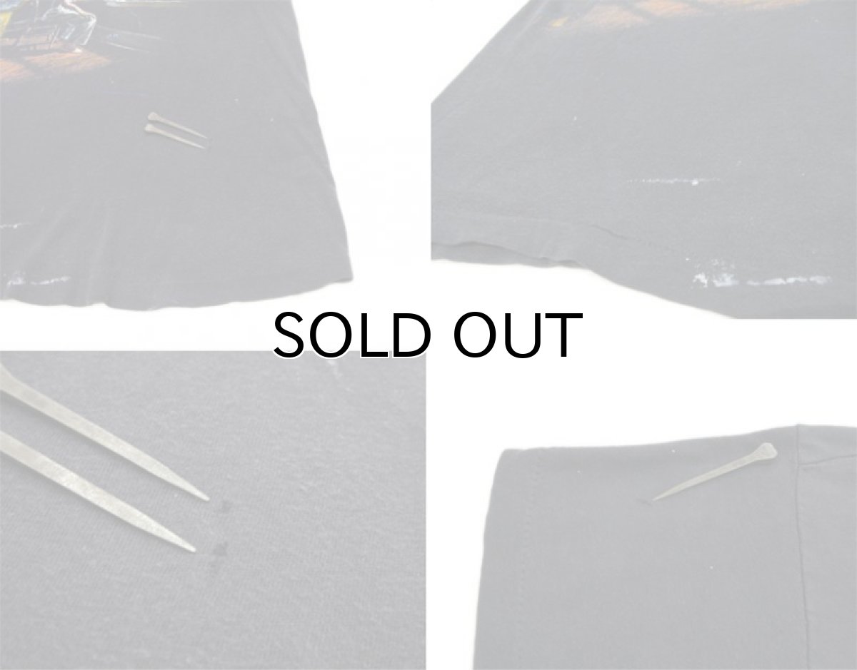 画像6: 1980's "RUSH" Power Windows Tour T-Shirts Faded Black size S (表記 不明) (6)