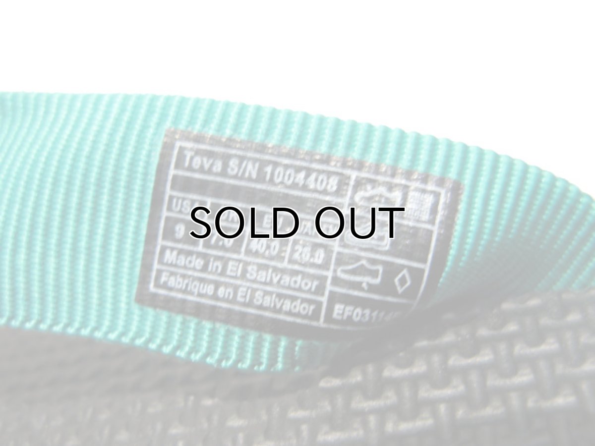 画像3: NEW "TEVA" Beach Sandal　Green / Blue　size w9  (3)