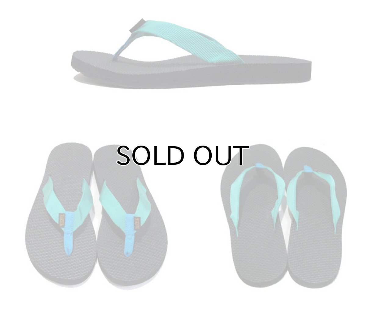 画像2: NEW "TEVA" Beach Sandal　Green / Blue　size w9  (2)