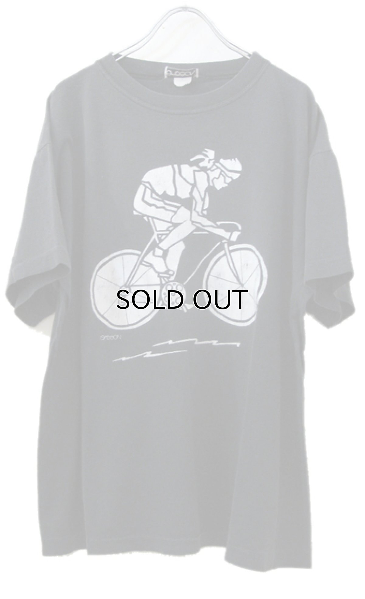 画像1: 1980's SASSON "Bicycle" Print T-Shirts　BLACK　size M - L (表記 不明) (1)