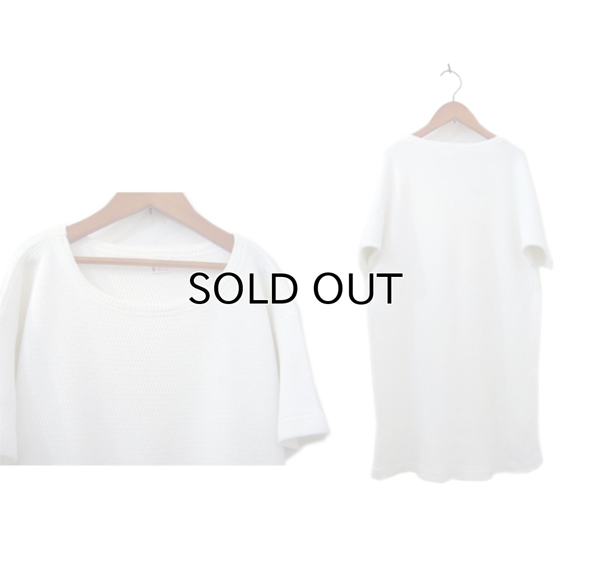 画像2: 1960's "TOWNCRAFT" S/S Thermal Shirts　WHITE　sizeM - L (表記 42-44) (2)