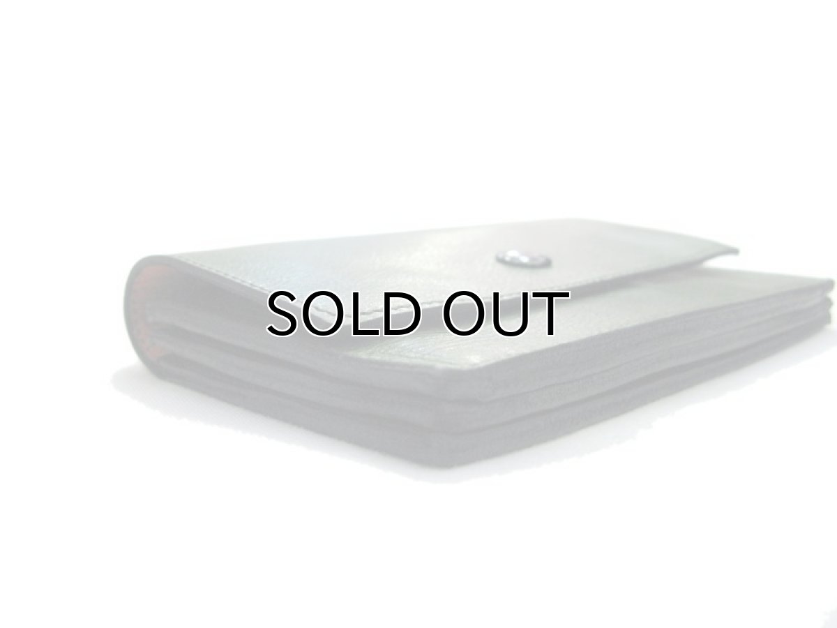 画像5: "JUTTA NEUMANN" Leather Wallet "the Waiter's Wallet" Medium Size　color : Light Green / Orange (5)