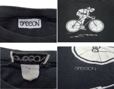 画像4: 1980's SASSON "Bicycle" Print T-Shirts　BLACK　size M - L (表記 不明) (4)