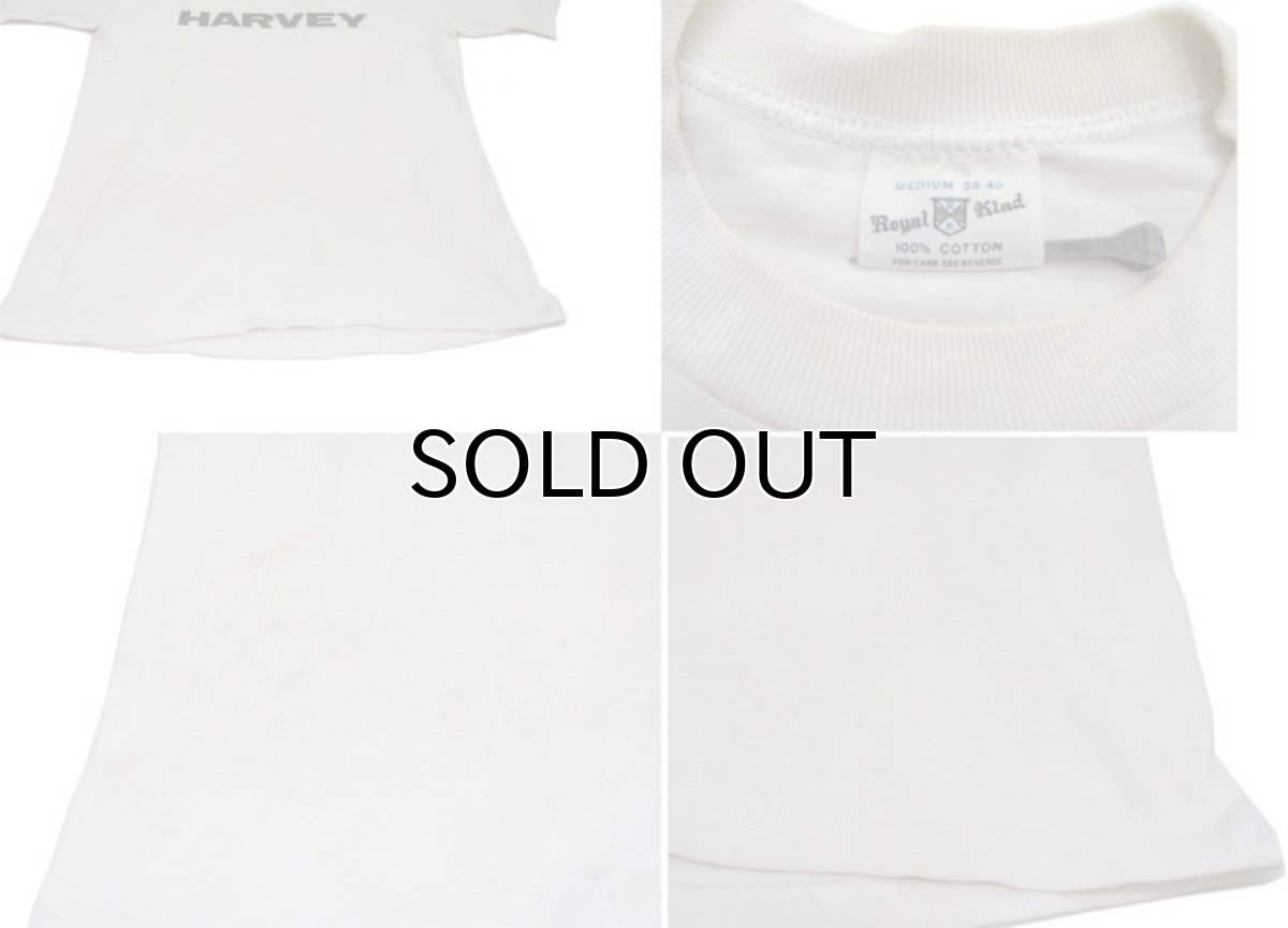 画像4: 1970's Royal Klad "HARVEY" Print T-Shirts Natural size M (表記 M 38-40) (4)