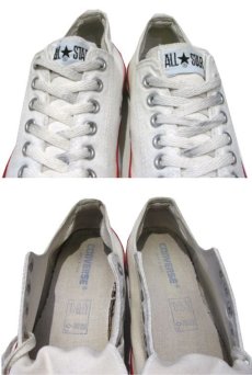画像4: 1990's Converse "ALL STAR" Low Canvas Sneaker made in U.S.A　Natural　size 8.5 (27 cm) (4)