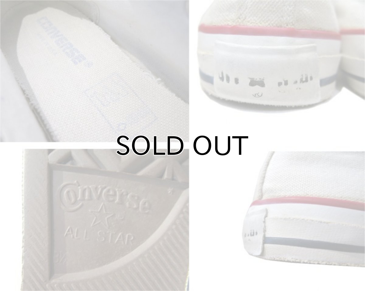 画像3: 1990's Converse "ALL STAR" Low Canvas Sneaker made in U.S.A Natural size 8.5 (27 cm) (3)