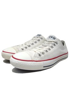 画像1: 1990's Converse "ALL STAR" Low Canvas Sneaker made in U.S.A　Natural　size 8.5 (27 cm) (1)