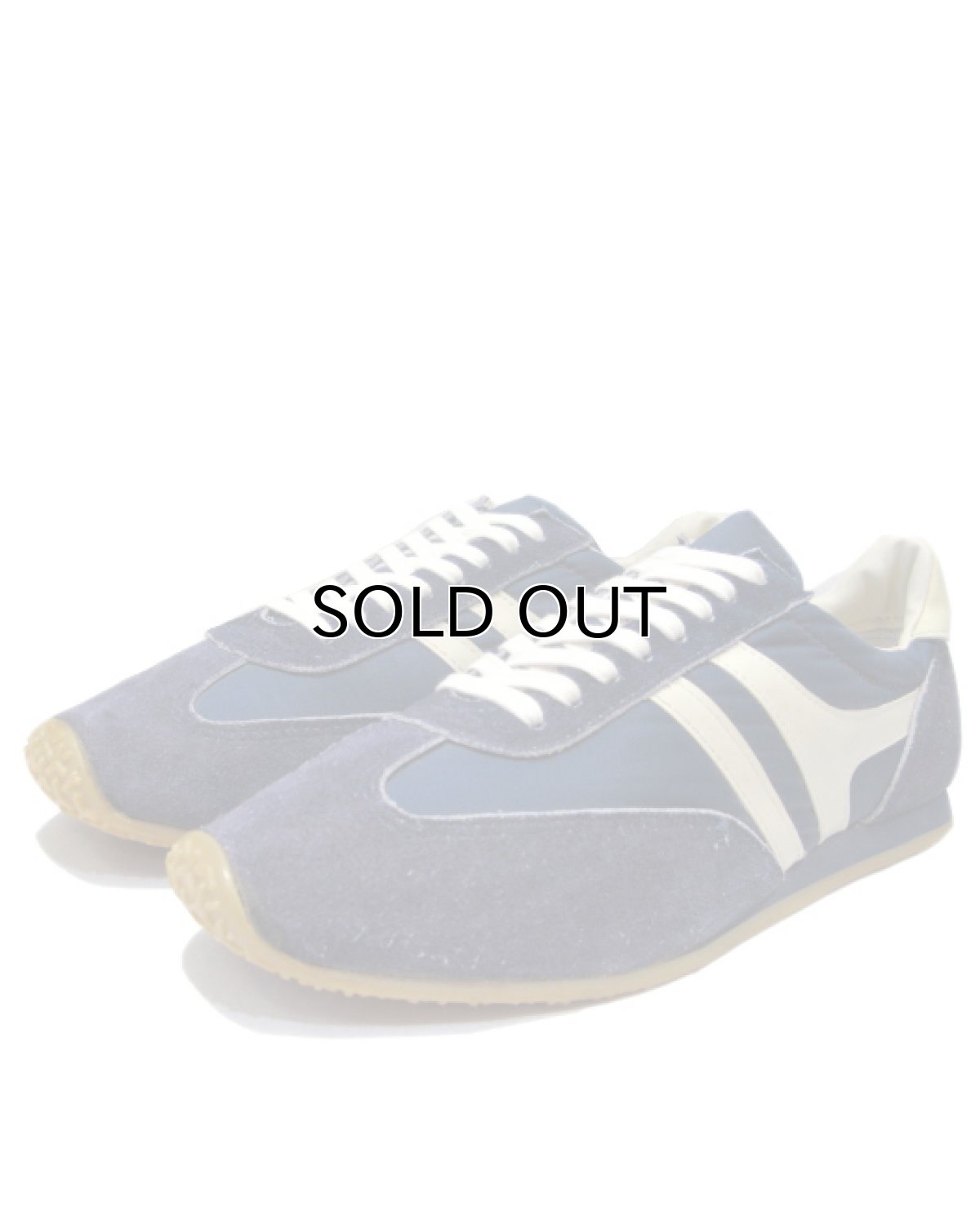 画像1: 1980's"Sears" Suede x Nylon Sneakers -made in KOREA-　Dead Stock　BLUE　size 11 (29 cm) (1)