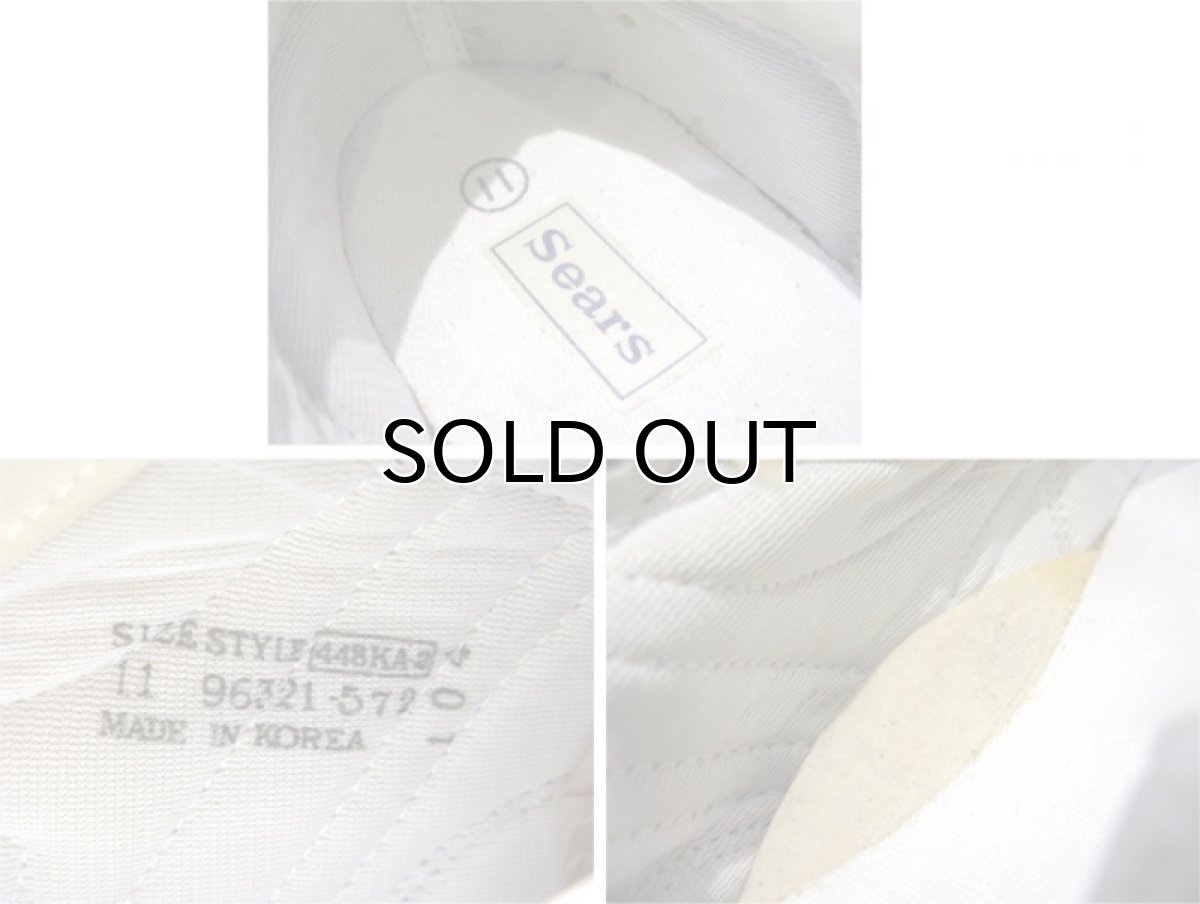 画像4: 1980's"Sears" Suede x Nylon Sneakers -made in KOREA- Dead Stock BLUE size 11 (29 cm) (4)