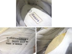 画像4: 1980's"Sears" Suede x Nylon Sneakers -made in KOREA-　Dead Stock　BLUE　size 11 (29 cm) (4)
