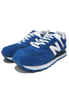 画像1: New Balance 574 Running Shoes　BLUE　size10 (28 cm) (1)