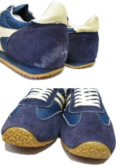 画像5: 1980's"Sears" Suede x Nylon Sneakers -made in KOREA-　Dead Stock　BLUE　size 11 (29 cm) (5)