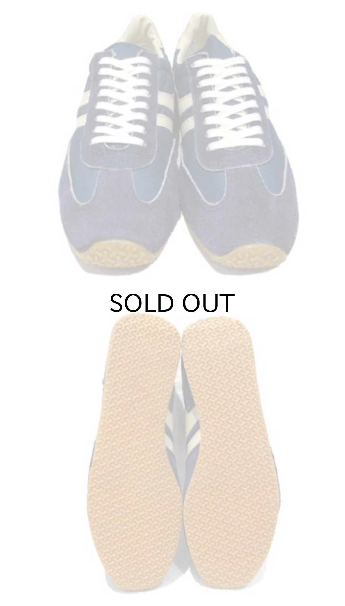 画像3: 1980's"Sears" Suede x Nylon Sneakers -made in KOREA- Dead Stock BLUE size 11 (29 cm) (3)