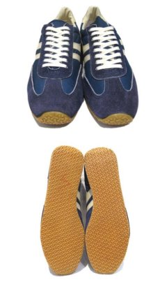 画像3: 1980's"Sears" Suede x Nylon Sneakers -made in KOREA-　Dead Stock　BLUE　size 11 (29 cm) (3)