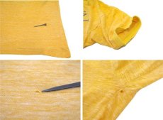 画像7: 1970's Champion "U.S.NAVAL ACADEMY" Ringer T-Shirts -made in USA-　Heather Yellow　size XS (表記 S) (7)