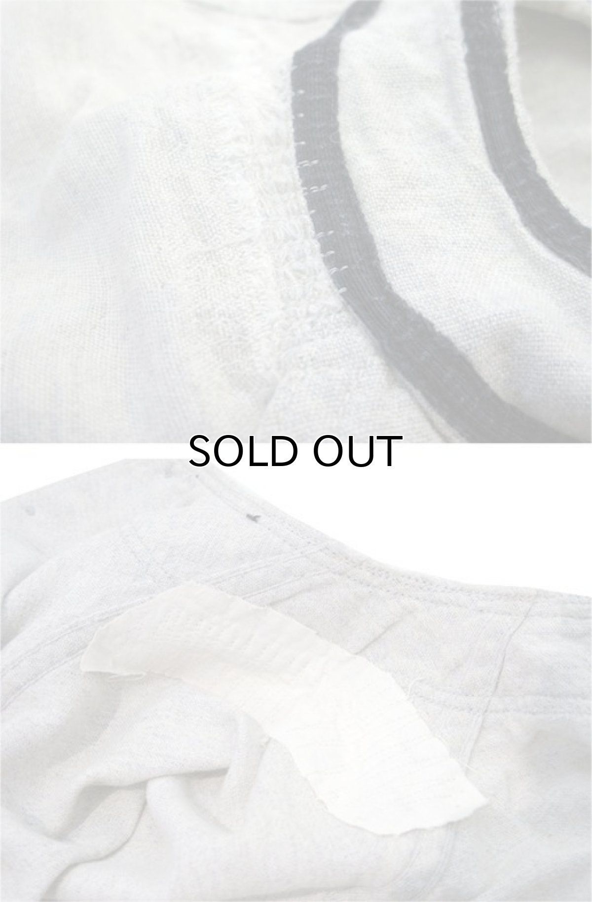 画像7: 1960's "WILSON" Baseball Wool Shirts -made in USA- Grey / Navy size L (表記 42) (7)