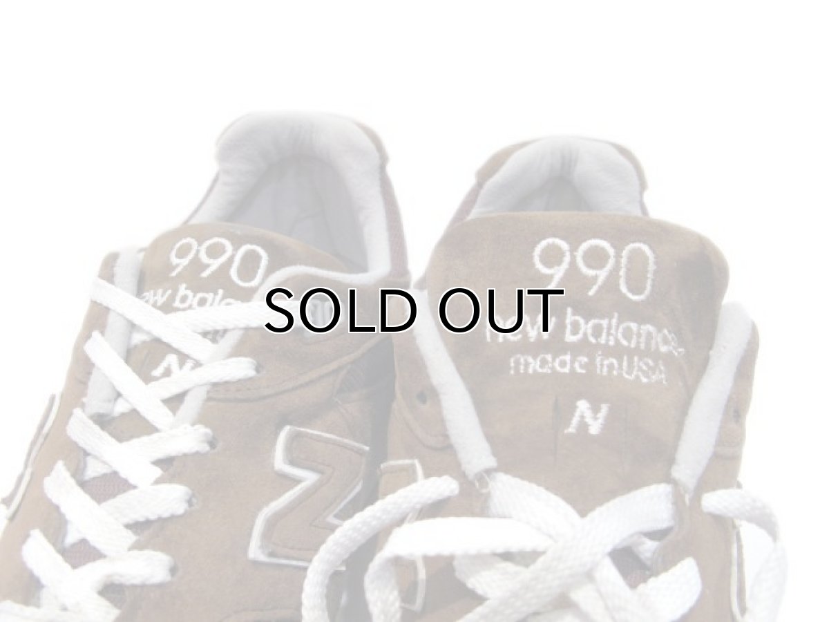 画像5: New Balance 990 Running Shoes -made in USA- BROWN size 10 1/2 (28.5 cm) (5)