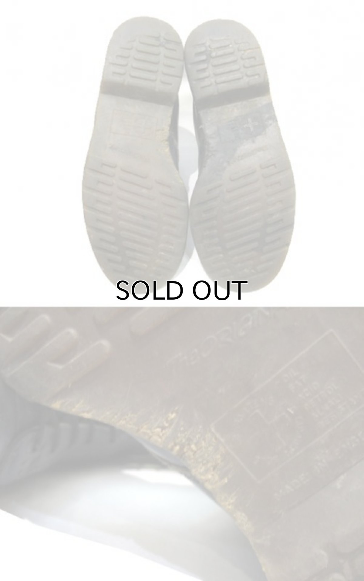 画像3: Dr.Martins 10-Hole Leather Boots -made in England- NAVY size 27cm ~ 27.5cm (3)