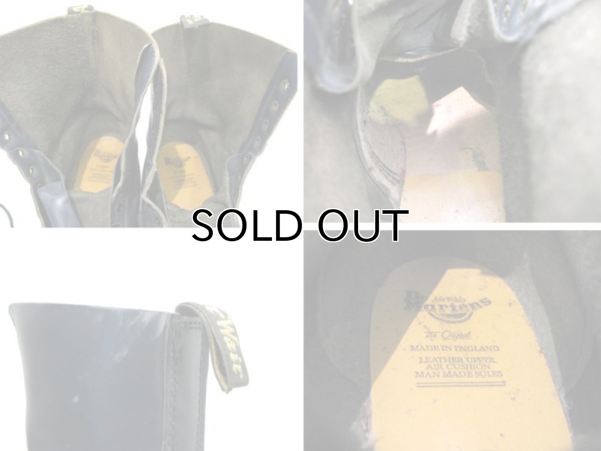 画像5: Dr.Martins 10-Hole Leather Boots -made in England- NAVY size 27cm ~ 27.5cm (5)