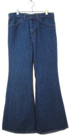 画像1: 1980's Levi Strauss & Co. Lot 684 BIg Bell Denim Pants　Blue Denim　size w 32.5 inch (表記 33 x 30) (1)