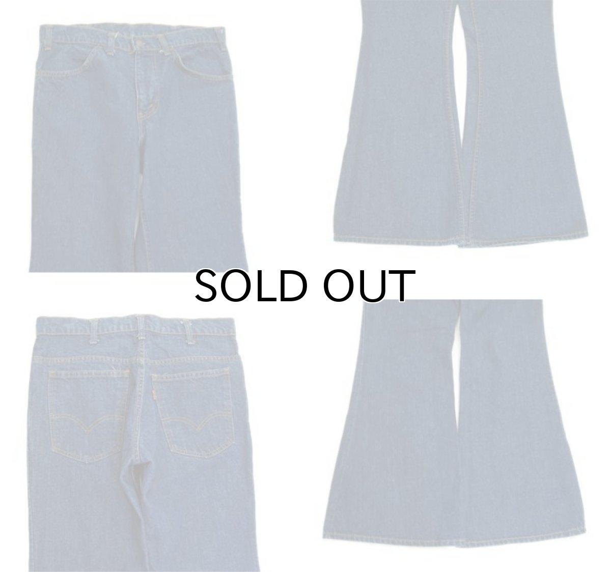 画像3: 1980's Levi Strauss & Co. Lot 684 BIg Bell Denim Pants　Blue Denim　size w 32.5 inch (表記 33 x 30) (3)