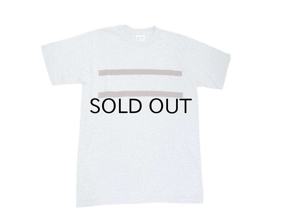 画像3: EAGLE USA "Double Line" Print T-Shirts -made in USA-　Grey / Burgundy　size M - L (表記 M) (3)