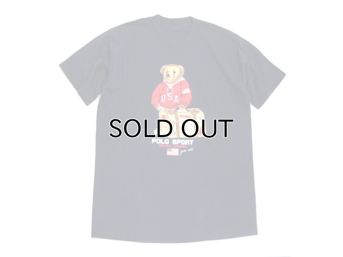 画像3: 1990's RALPH LAUREN POLO SPORTS "BEAR" Print T-Shirts NAVY size M (表記 不明) (3)