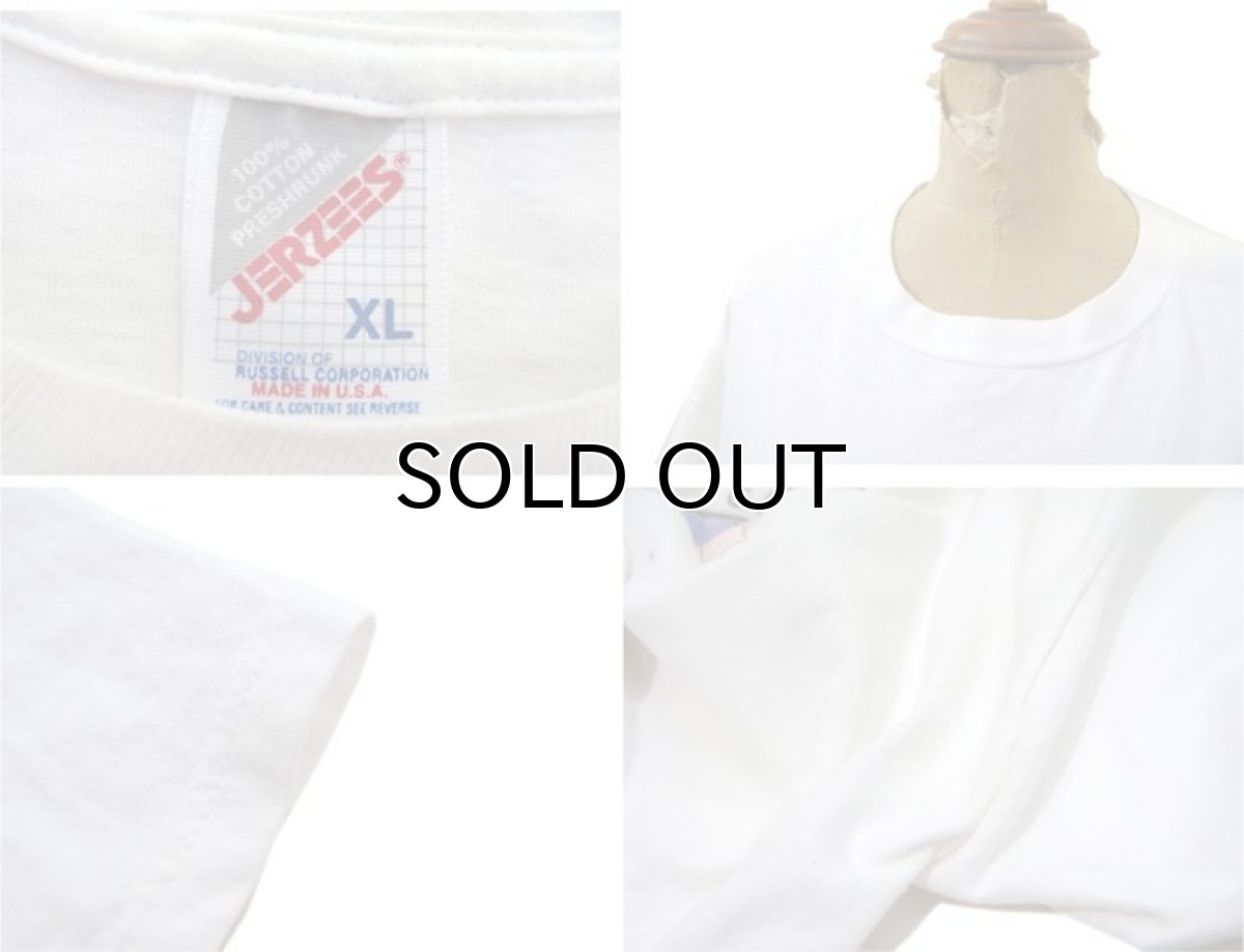 画像4: 1990's Jerzees "LOST DOG!" Print T-Shirts -made in USA- WHITE size XL (表記 XL) (4)