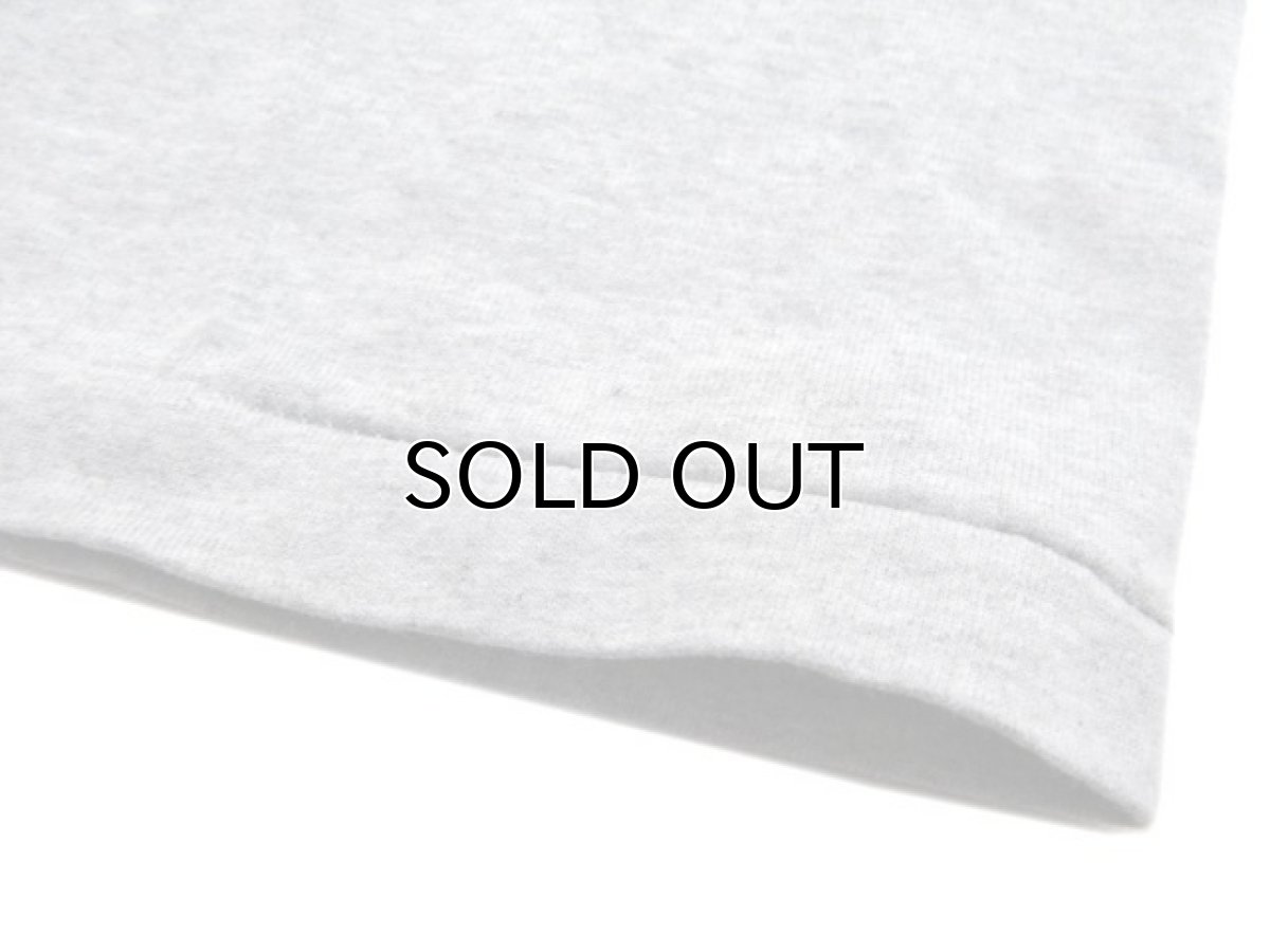 画像6: EAGLE USA "Double Line" Print T-Shirts -made in USA-　Grey / Burgundy　size M - L (表記 M) (6)