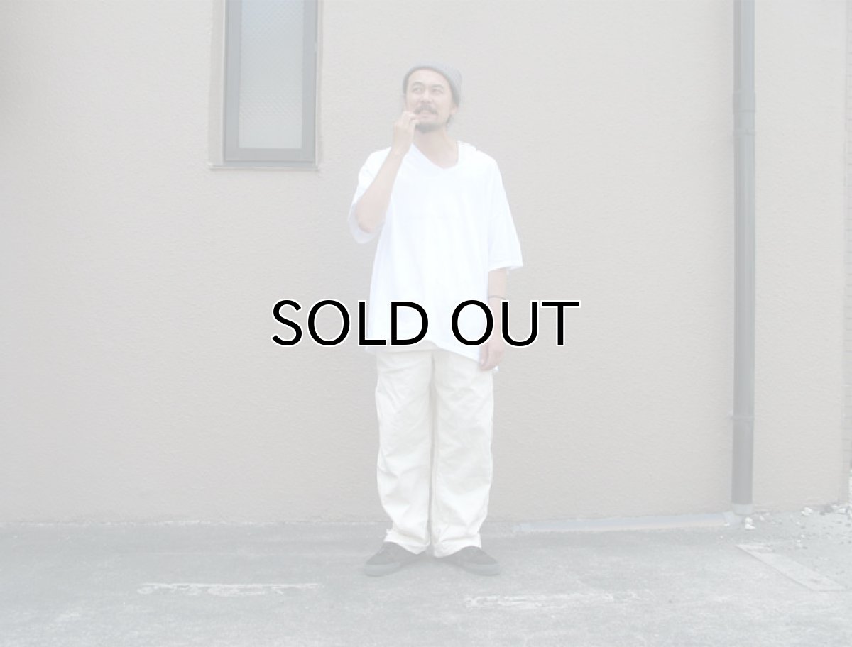 画像6: NEW "POINTER" White Duck Overall with Apron -made in USA-　Off White　size w34 x L30 (6)