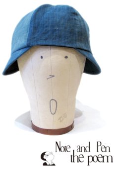 画像1: #D  Note and Pen "diverse Cap" Double Visor INDIGO (1)