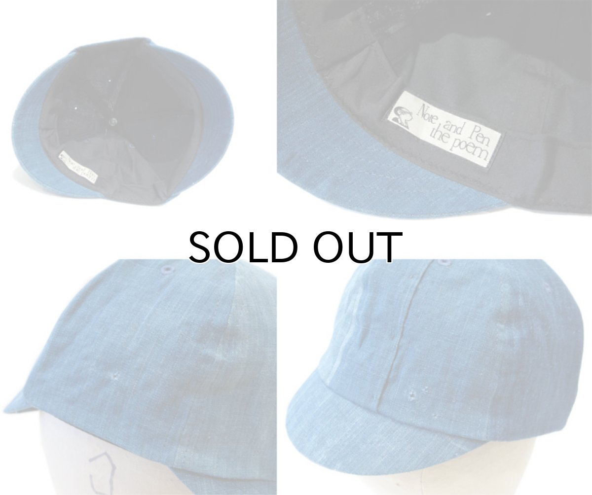 画像3: #D  Note and Pen "diverse Cap" Double Visor INDIGO (3)