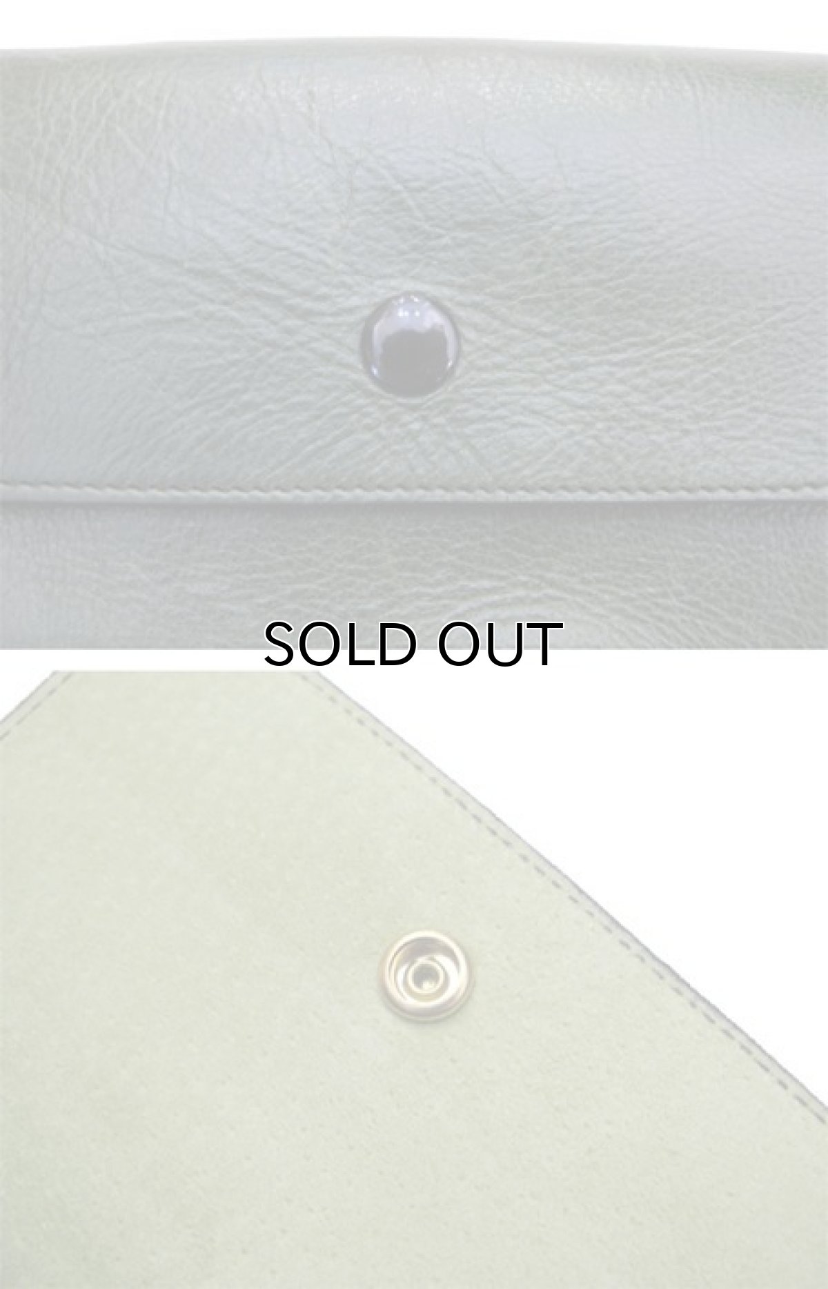 画像4: "JUTTA NEUMANN" Leather Wallet "the Waiter's Wallet" Medium Size　color : Light Green / Melon (4)