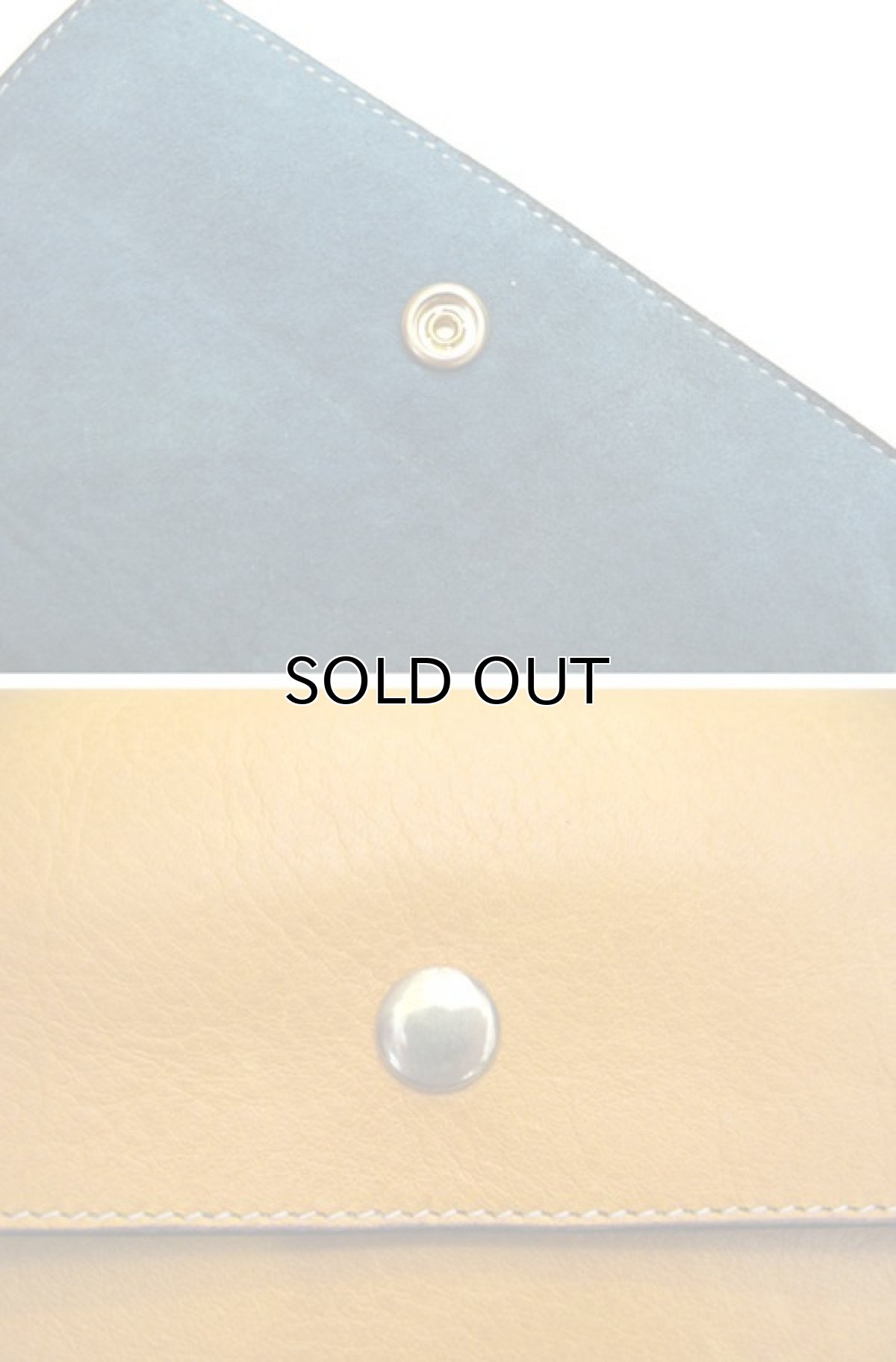 画像4: "JUTTA NEUMANN" Leather Wallet "the Waiter's Wallet"  Medium Size　color : Mustard / Turquoise (4)