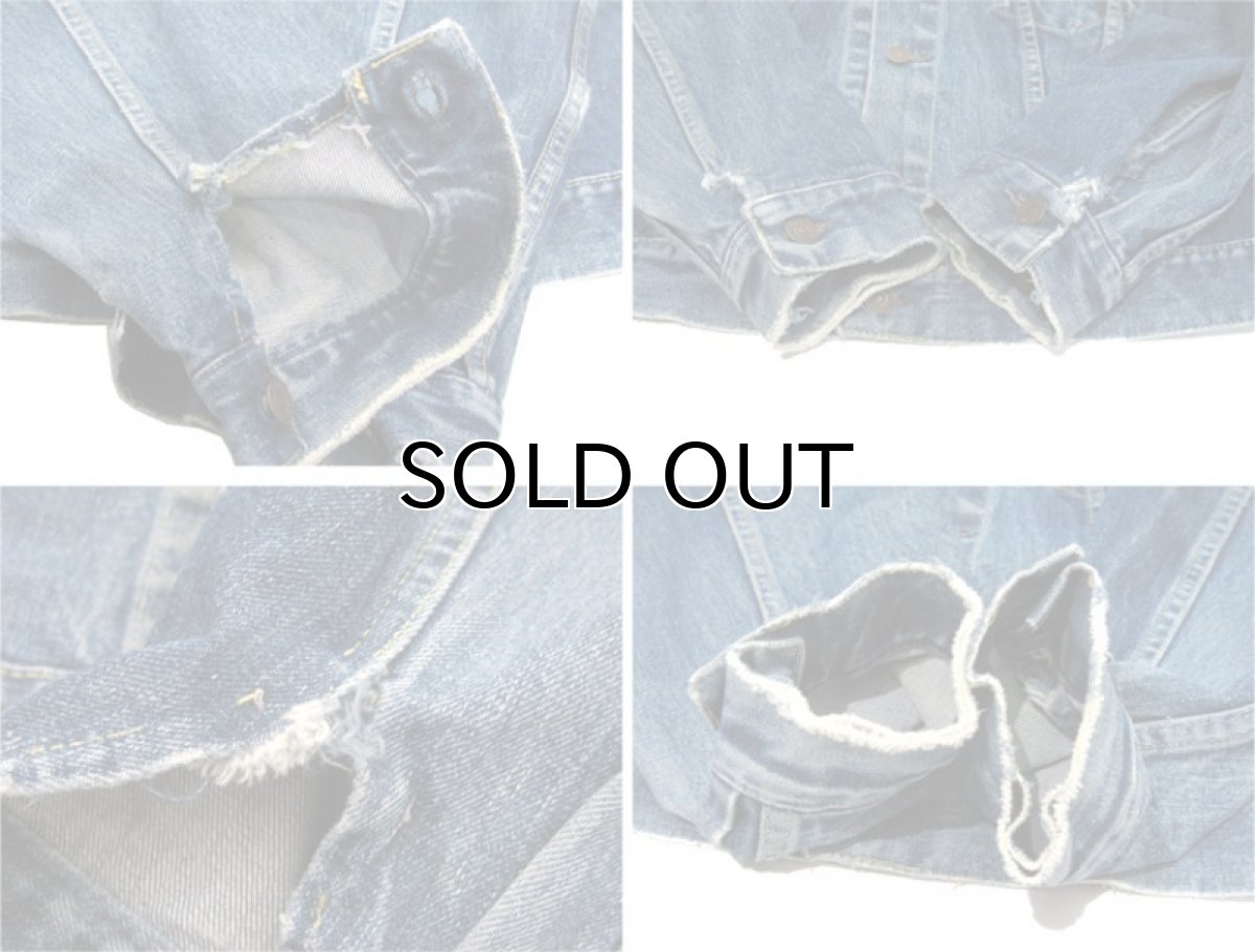 画像9: 1960's Levi's 557XX (3rd) Guaranteed Denim Jacket　Indigo Blue　size L (表記 44) (9)