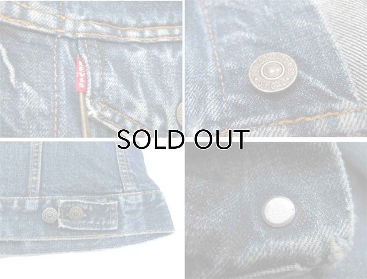 画像5: 1960-70's Levi's 70505 "E" Denim Jacket Indigo Blue size M (表記 36-38) (5)