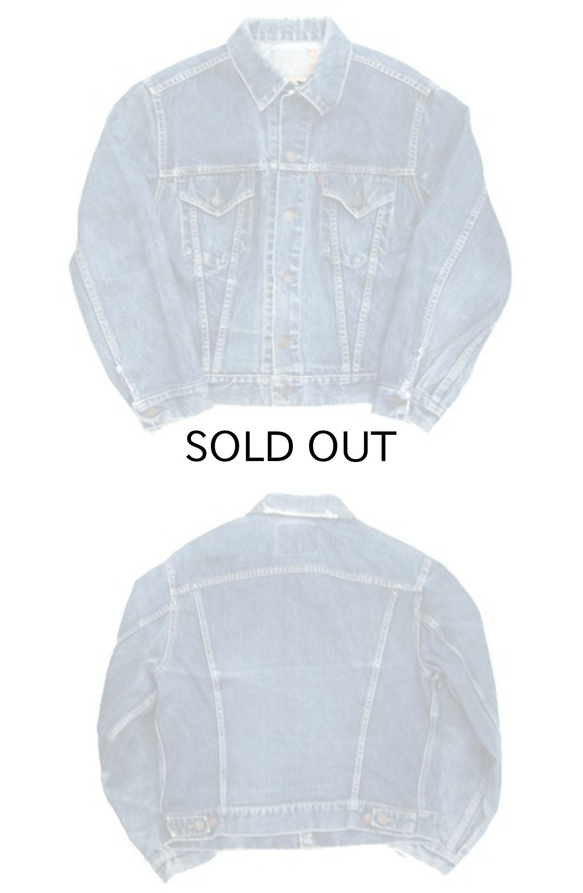 画像3: 1960's Levi's 557XX (3rd) Guaranteed Denim Jacket　Indigo Blue　size L (表記 44) (3)