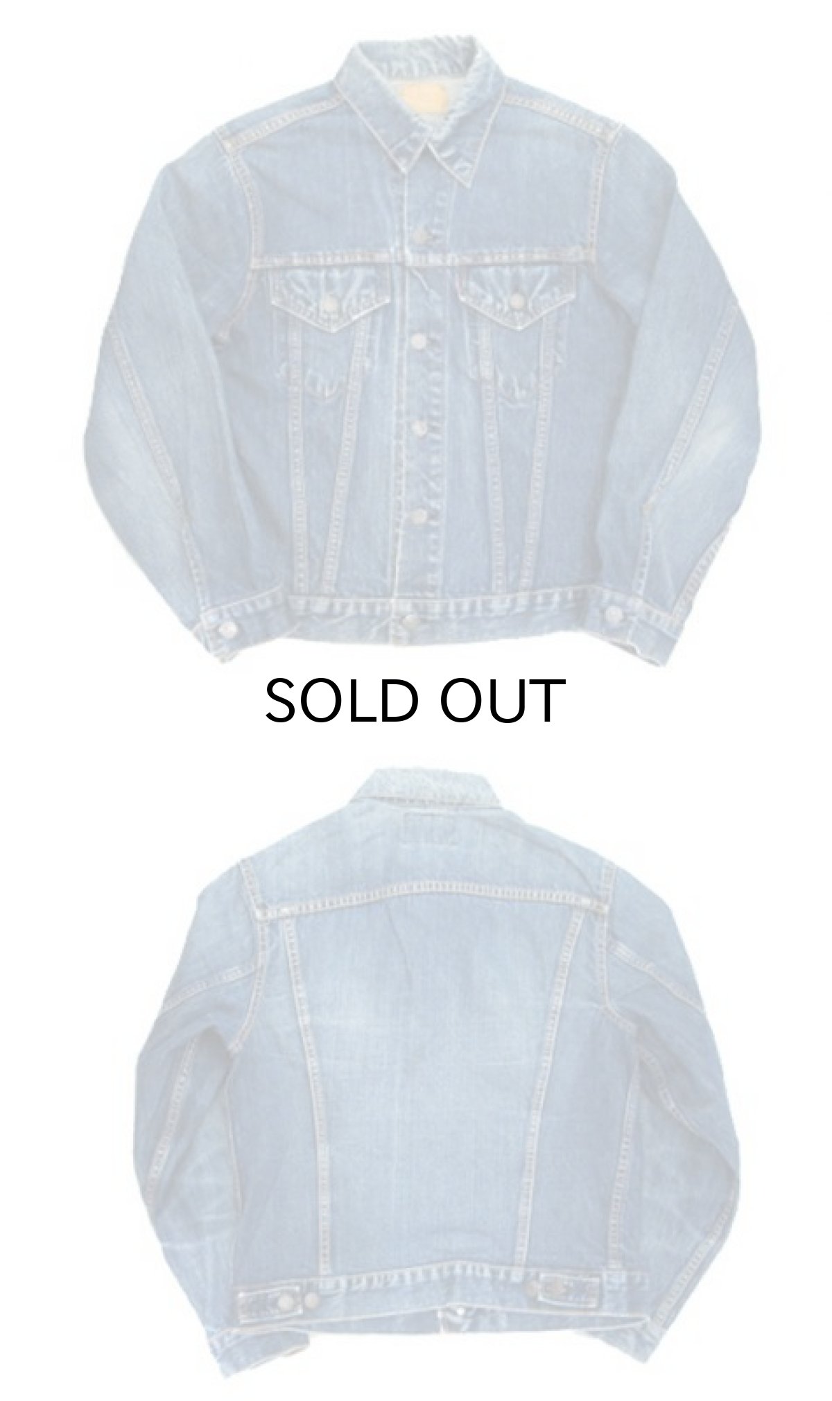 画像3: 1960-70's Levi's 70505 "E" Denim Jacket Indigo Blue size M (表記 36-38) (3)