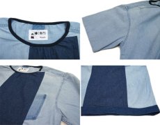 画像3: (B) Note and Pen ノートとペン "retouch" Denim Tee　Blue Denim　one size (3)