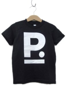 画像1: "ポエムのTee" for KID'S アメリカンアパレル" P "BLACK　size 2(90cm) / 4(110cm) / 6(120cm)/8/10 (1)