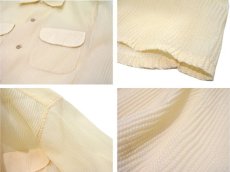 画像5: 1950's "Artvogue" L/S Silk Shirts Box Style　Cream　size M (表記 M 15 - 15 1/2) (5)